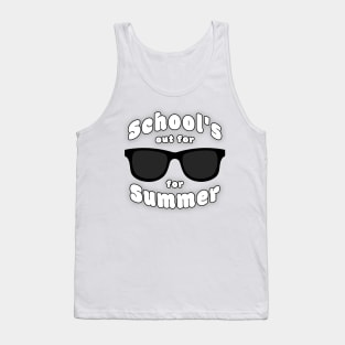 Schools Out For Summer Sunglasses Tank Top